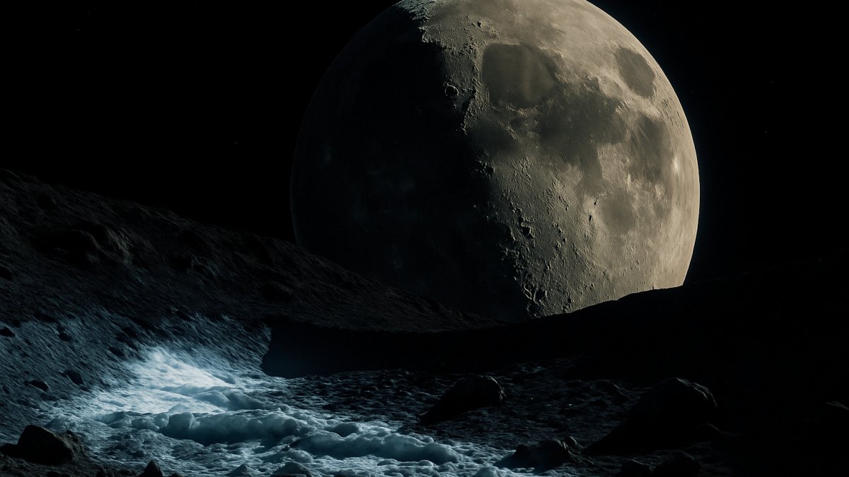 600 Million Metric Tons of Water Ice Found on Moon's Far Side